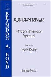 Jordan River SATB choral sheet music cover